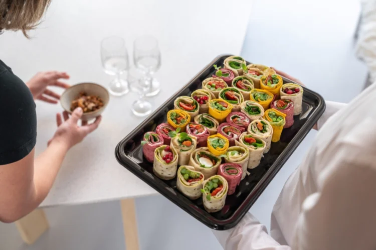 Rectangular platter black 35x24cm