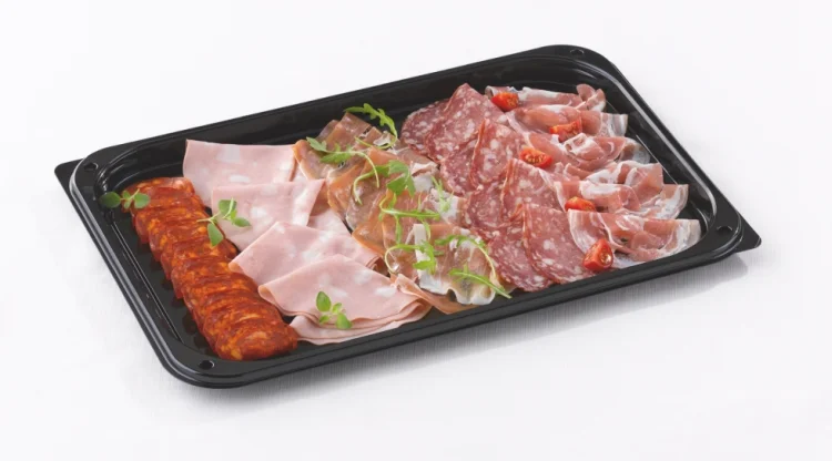  Rectangular platter black 46x30cm