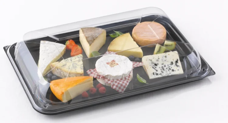  Rectangular platter black 46x30cm