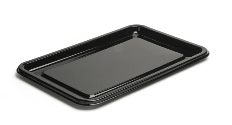  Rectangular platter black 55x37cm 