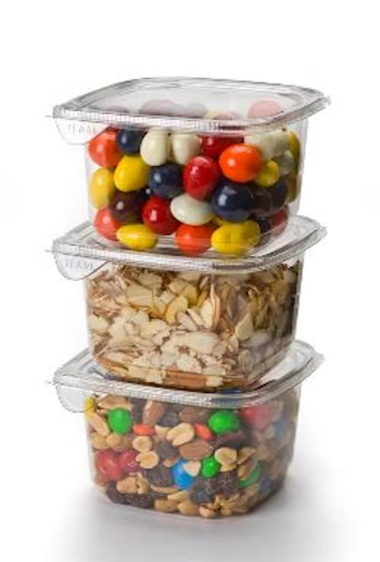  SURESTRIP viereckige Schüssel klar, sicherer 600ml 12x12cm 
