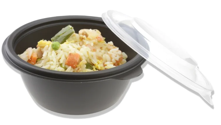  Round container Black 375ml Ø13cm