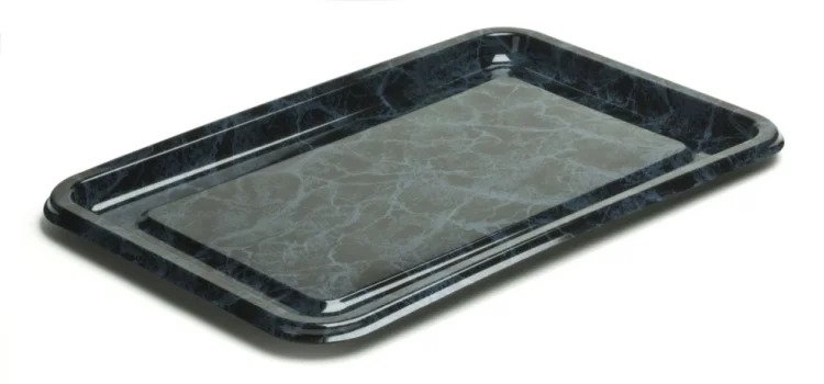  Rectangular platter marble 55x37cm 