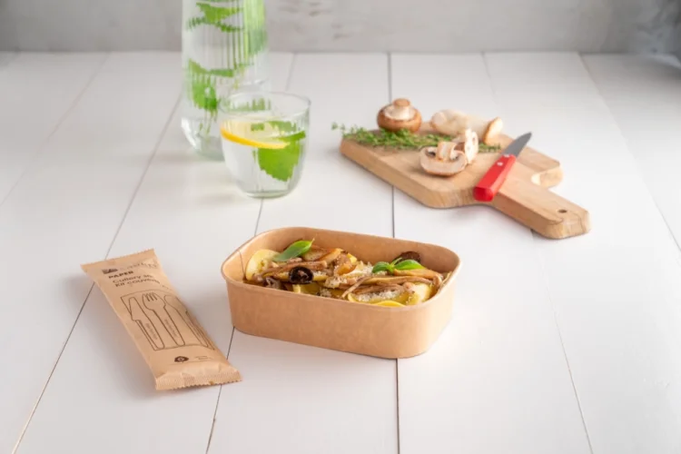  KRAFT Rectangular bowl 500ml 