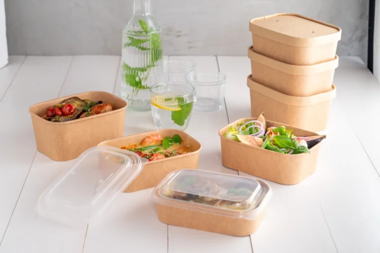  KRAFT Rectangular bowl 500ml 