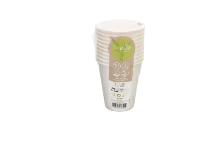  White pulp cup 260ml Ø80 