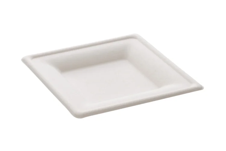  Viereckiger Teller weiß 15x15cm 