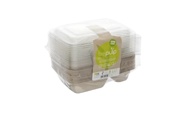  COMBO rectangular container 2 comp. + rPET Lid 