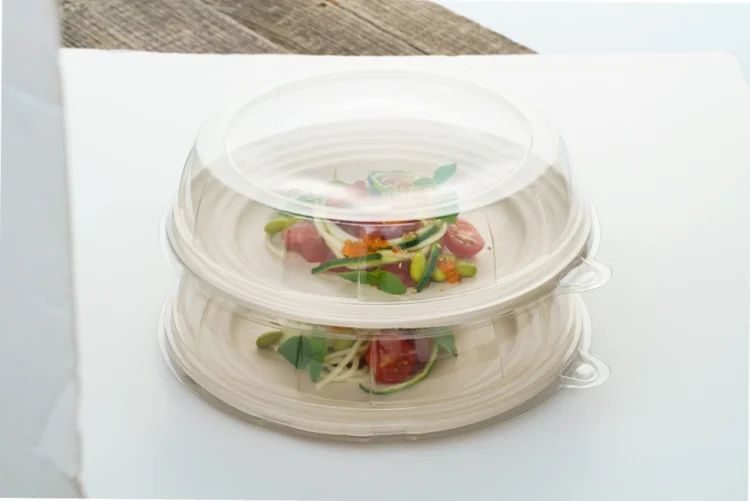 Runder Teller Wave natürlich Ø18cm 
