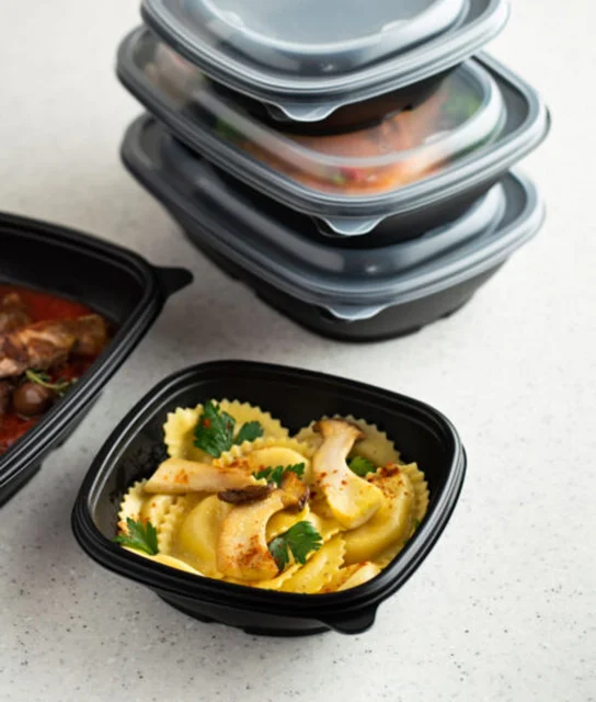 Reusable plastic food packaging ReusePac