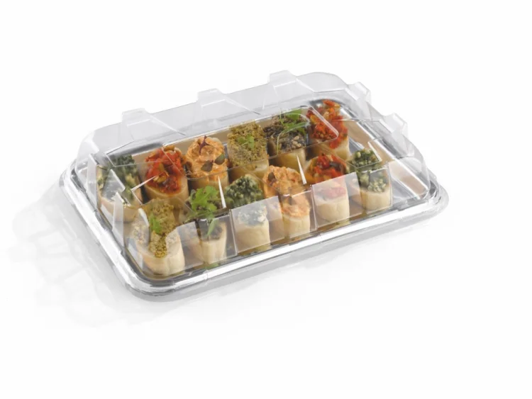  Rectangular platter silver 35x24cm 
