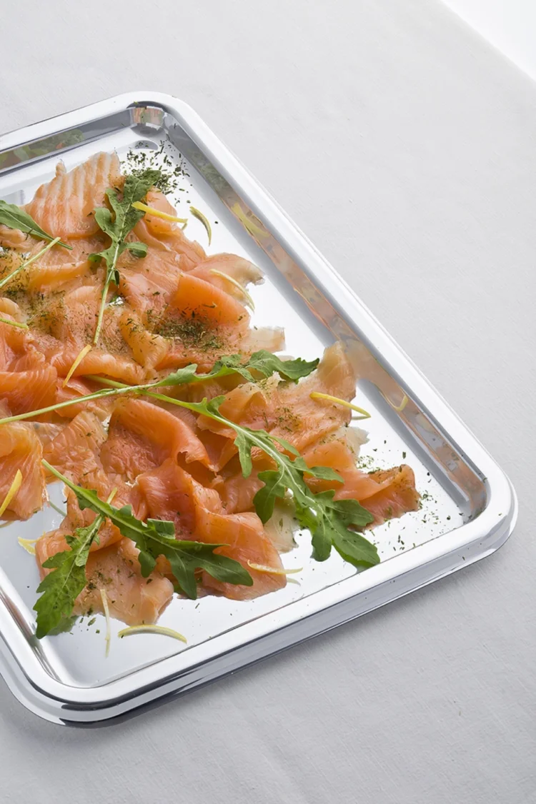  Rectangular platter silver 35x24cm 